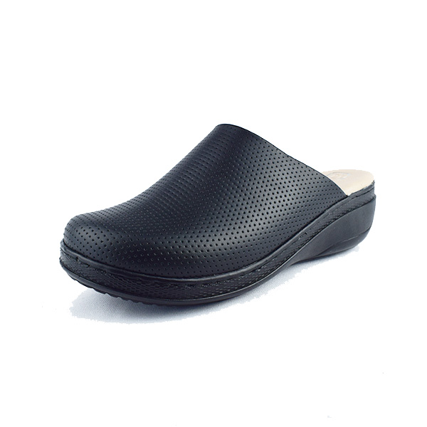 Sabot pour femme compense 011 noir  .......... sabots femme Maroc